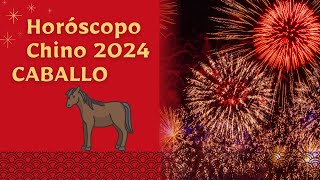 2024 HORÓSCOPO CHINO CABALLO 🐴  1942 1954 1966 1978 1990 2002 2014 y 2026 [upl. by Nedrah]