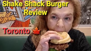 SHAKE SHACK Burger Review In Canada 🍁 [upl. by Ursel]