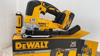 DeWalt DCS334NXJ 18V LiIon XR Brushless Cordless Jigsaw  Bare [upl. by Dasi]