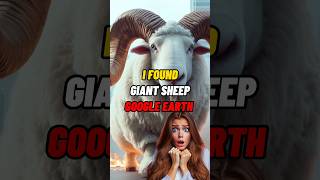 🐏 Scary Giant Sheep Found on 📍 Google Earth googleearth googlemaps googlestreetview streetview [upl. by Dilahk]