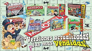 Versiones de monopoly mas VENDIDAS  SOLICITADAS del 2020 y sus precios [upl. by Nyraa]