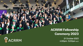 ACRRM Fellowship Ceremony [upl. by Vern]