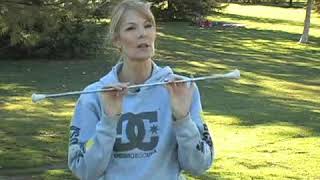 Hand Roll  Novice Baton Twirling  How to Twirl a Baton  Baton Twirling Tutorial  TheAbbyTwirls [upl. by Neysa583]