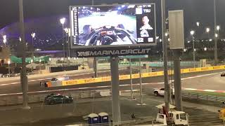 Fan reaction as Verstappen passes Hamilton for the title at the Abu Dhabi Grand Prix [upl. by Allin]