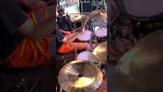 cure me charlotte  alone on your throne  Drum Cam drums drummer [upl. by Eiramassenav]