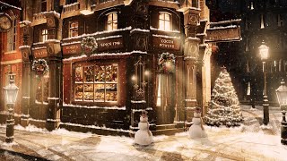 🎄A bakery shop in the Victorian era l Christmas Jazz Music  Carriage sounds [upl. by Eittam]