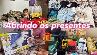 ABRINDO OS PRESENTES DE ANIVERSÁRIO DO FRANCISCO  🎁🎁 [upl. by Leahciam]