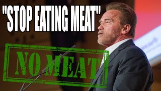 Arnold Schwarzenegger quotStop Eating Meat to Save the Planetquot [upl. by Ater]