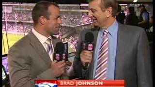 AFL 2010  Round 3  StKilda vs Collingwood  Mick Malthouse and Steven Milne at Quarter time [upl. by Potash]