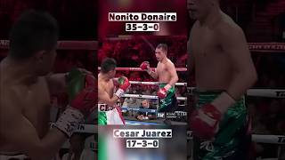 Nonito Donaire vs Cesar Juarez  Fast Fight NonitoDonaire CesarJuarez sports boxing ko [upl. by Akcebar278]