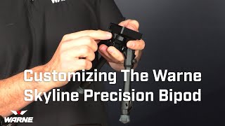 How to Customize your Warne Skyline Bipod bipod precisionrifle [upl. by Arias380]