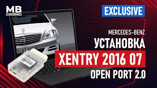 Диагностика Mercedes  самая доступная версия  Xentry 2016 07 PassThru и OpenPort 20 [upl. by Aihsekyw]