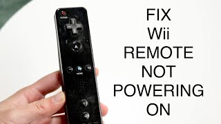 How To FIX Wii Remote Not Turning On 2023 [upl. by Asylla]