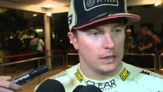 Kimi Raikkonen Post Race Interview BBC Abu Dhabi 2012 [upl. by Cawley673]