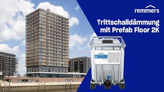 Trittschalldämmung mit Remmers Prefab Floor 2K [upl. by Tonl]