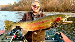 Clearwater River Steelhead Report 111924 Fishing Hard But Check out the Reward ⬆️ [upl. by Siurtemed927]