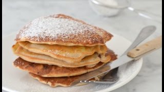 Recept Boekweitpannenkoeken met appel [upl. by Ardyce585]