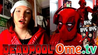 Deadpool Bye Bye Bye NSYNC Dance on Ome TV Voice Trolling [upl. by Aicilram]