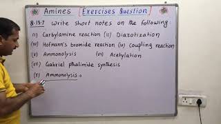 Ammonolysis reactions [upl. by Erised]