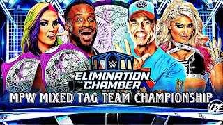 MPW Elimination Chamber 2021 Shining E vs The Blissful Cenation MPW Mixed Tag Team Championship [upl. by Ruthie363]