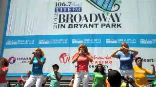 Broadway in Bryant Park 2012 Mamma Mia [upl. by Otrebor]