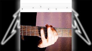 Enter Sandman Metallica  Guitar Lesson  TAB Shorts [upl. by Vladimar]