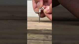 Challenge Fastest Speed for Tightening A rope to a Nail [upl. by Notlehs]