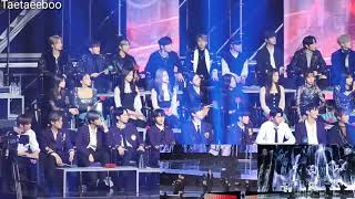 190106 WannaOne Twice Stay Kids Reaktion To BTS  Fake Love  GDA by FanCam [upl. by Shayna]