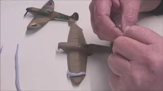 Dinky Spitfire 719 Diecast Restoration as Factory Fitted [upl. by Strenta]