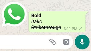 How to Send Bold amp Italic Text on WhatsApp [upl. by Sucitivel]