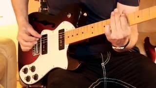 Fender Telecaster Hollow  P90 Pickups Made in China [upl. by Filemon]