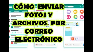 CÓMO ENVIAR IMAGENES DOCUMENTOS Y ARCHIVOS POR CORREO ELECTRÓNICO Gmail Hotmail [upl. by Tessie]