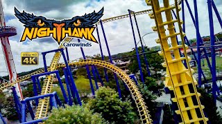 2021 Nighthawk Flying Roller Coaster On Ride 4K POV Carowinds [upl. by Yenreit]