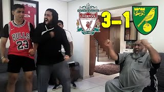 LIVERPOOL vs NORWICH CITY 31 LIVE FAN REACTION TITLE RACE BACK ON [upl. by Aronoel]