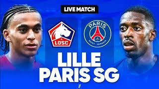 DIRECT LillePSG Ligue 1 20242025 à suivre en direct [upl. by Atener784]