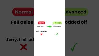 Normal VS Advanced English english learnenglish vocabulary teacher education [upl. by Dj864]