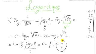 Ejercicios resueltos de logaritmos 4°ESO [upl. by Ailemap805]