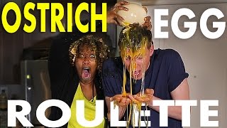 OSTRICH EGG ROULETTE CHALLENGE w GLOZELL  Collins Key [upl. by Anilat]