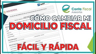 ►🔥CÓMO CAMBIAR MI DOMICILIO FISCAL🔥 ¡FÁCIL Y RÁPIDO [upl. by Olson]