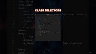 CSS Selectors in Minutes Class ID amp Type Explained  yourtechassist css cssselectors [upl. by Aggy280]