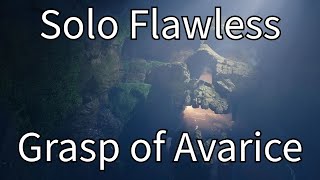 Solo Flawless Grasp of Avarice in 22 Minutes Echoes [upl. by Esinej]