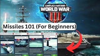 How To GetUse Missiles For BeginnersIN Conflict Of Nations World War 3 [upl. by Akinor244]