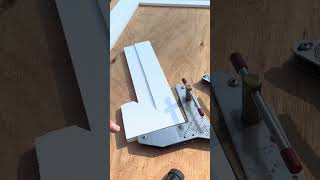 How to glue PVC miters diy renovation homeimprovement remodeling woodworking tools [upl. by Deloria]