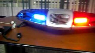 BARRA DE LUCES PARA AMBULANCIA Y PATRULLAS DE POLICIA [upl. by Aidnyc]