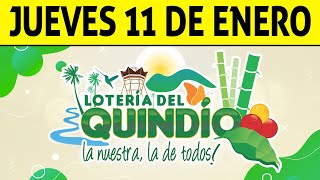 Resultados Lotería del QUINDÍO del Jueves 11 de Enero 2024 ULTIMO SORTEO 🙀🚨💰 [upl. by Treacy]