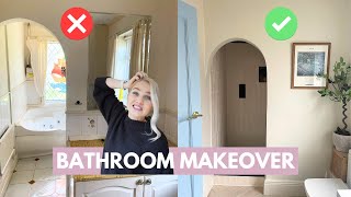 The Most EPIC Bathroom Transformation [upl. by Yema]