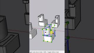 Easy way to Mirror any Object in SketchUp  How to mirror object in SketchUp sketchup [upl. by Franchot928]