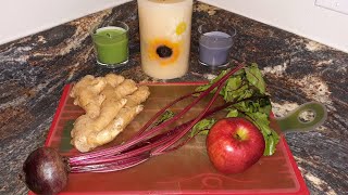 Juicing Raw Beets  Smoothie Recipe🥤 [upl. by Tingley]