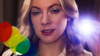 ASMR Eye Exam with Light Trigger Eyes Closed amp Color Vision Tests ✨ [upl. by Avika]