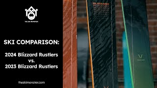 Ski Comparison 2024 Blizzard Rustlers vs 2023 Blizzard Rustlers [upl. by Prunella]